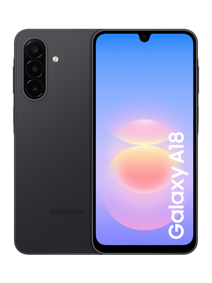 Samsung Galaxy A18 Smartphone, Android, 6.7”, 4GB RAM, SIM Free, 128GB, Black