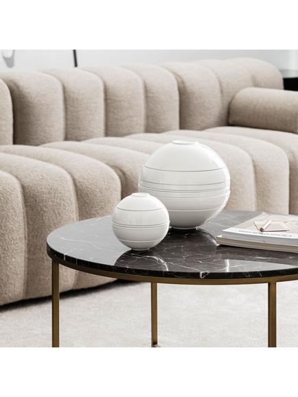 Villeroy & Boch Iconic La Boule Stacking Porcelain Dinnerware Set, 7 Piece, White - view 2, White