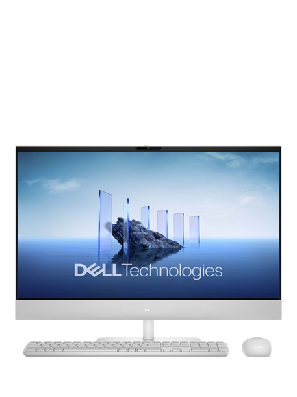 Dell 27 EC27260 All-in-One Desktop PC, Intel Core Ultra 7 Processor, 16GB RAM, 1TB SSD, 27” Full HD, Light Ash, Light Ash