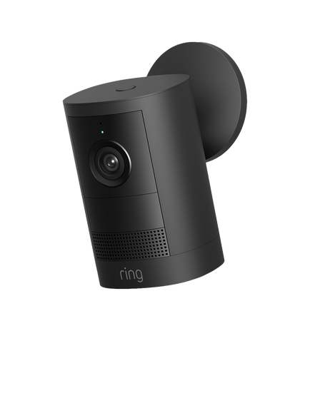 Ring Outdoor Camera (2nd Generation) Battery Smart Security Camera with Built-in Wi-Fi, Black, Black