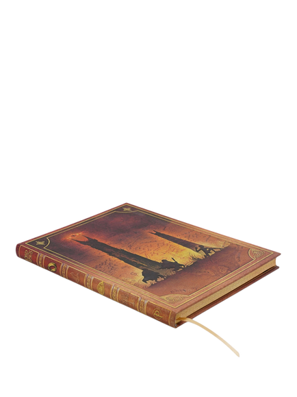 Paperblanks Lord of the Rings The Quest Continues Lined Journal - view 2, Orange Mid