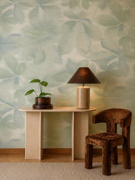 Harlequin Grounded Wallpaper Mural - view 2, Eucalyptus