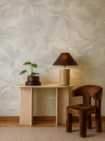 Harlequin Grounded Wallpaper Mural - view 2, Pebble