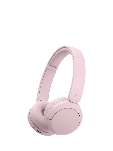 Sony WH-CH535 Bluetooth Wireless On-Ear Headphones with Mic/Remote, Pink