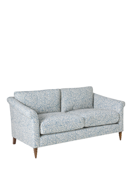 John Lewis OUTLET Sloane Medium 2 Seater Sofa, Dark Leg, Like New, Hidcote Blue, Hidcote Blue