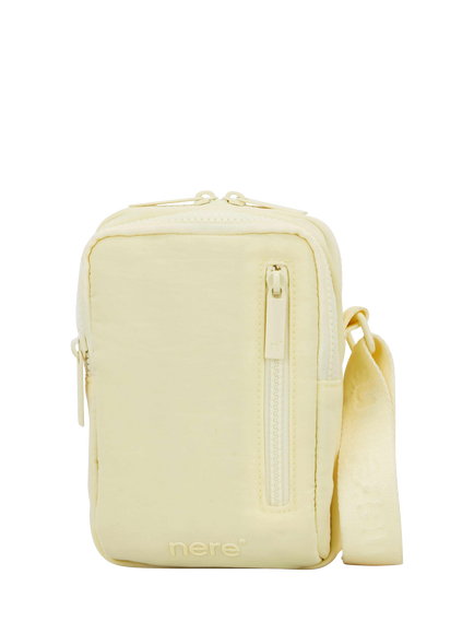 Nere Bondi Nylon N/S Crossbody Bag, Panna Cotta