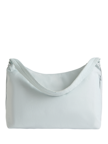 Nere Bondi Nylon Relaxed Hobo Bag, Pebble - view 2, Pebble
