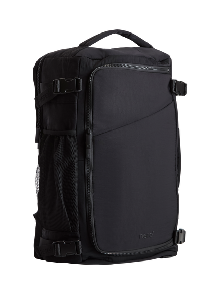 Nere Bondi Nylon Large Backpack, Black