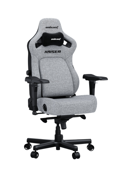 anda seaT Kaiser 4 Fabric Premium Office & Gaming Chair, Large, Grey, Grey
