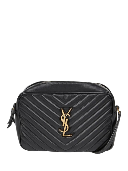 Pre-loved SAINT LAURENT Paris Lou Leather Camera Bag, Black, Black