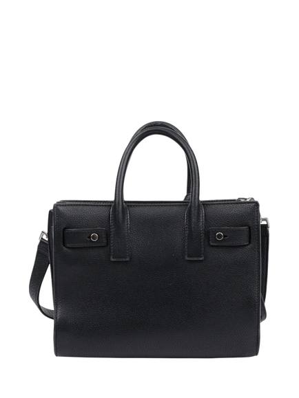 Pre-loved SAINT LAURENT Sac de Jour Nano Leather Cross Body Bag, Black - view 2, Black