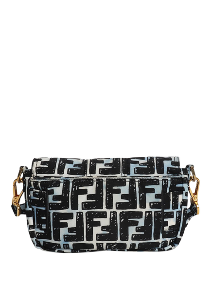 Pre-loved Fendi Mini Baguette Shoulder Bag, Multi - view 2, Multi