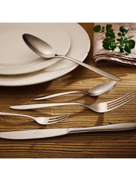 Villeroy & Boch Annalena Stainless Steel Cutlery Set, 30 Piece/6 Place Settings - view 2, Silver