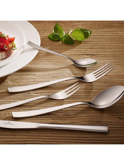 Villeroy & Boch Elisabeth Stainless Steel Cutlery Set, 30 Piece/6 Place Settings - view 2, Silver