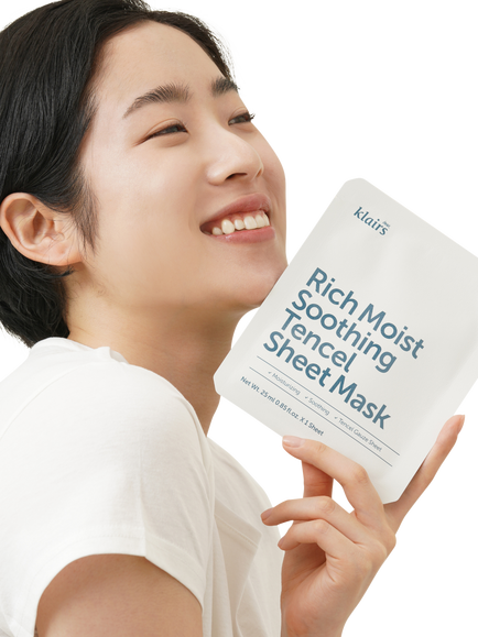Dear, Klairs Rich Moist Soothing Tencel Sheet Mask, x 1 - view 2, No Colour