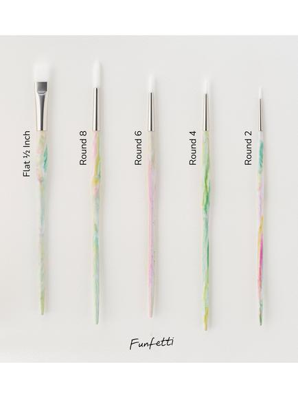 Tom's Studio Write Off Paint Brush, Set of 5 - view 2, Multi