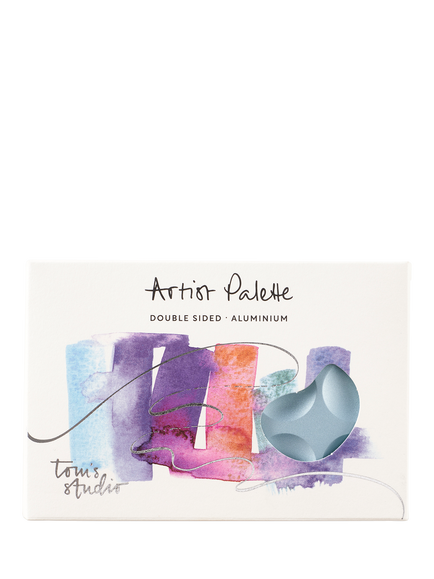Tom's Studio Aluminium Double Sided Artist's Palette, Cerulean, Multi