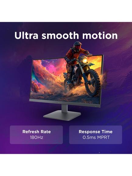 Lenovo LOQ 27Q-10 HDR Quad HD Gaming Monitor, 27", Lunar Grey - view 2, Lunar Grey