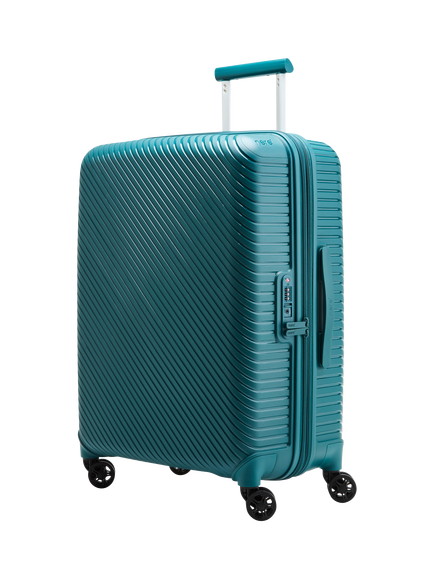Nere Bondi 66cm Medium Expandable 4-Wheel Suitcase, 85/96L, Deep Teal