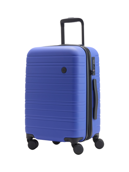 Nere Stori 55cm 4-Wheel Cabin Suitcase, 31L, Cobalt Blue