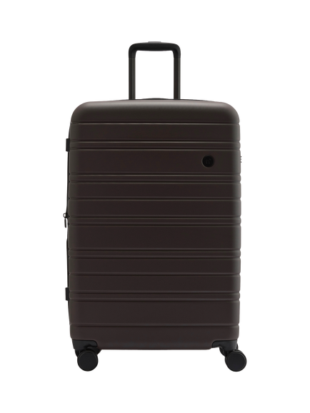 Nere Stori Large75cm Expandable 4-Wheel Suitcase, 95/100L - view 2, Dark Chocolate