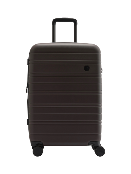 Nerer Stori Medium 65cm Expandable 4-Wheel Suitcase, 63/75L - view 2, Dark Chocolate