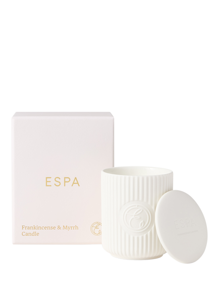 ESPA Frankincense & Myrrh Festive Candle, 240g, Natural