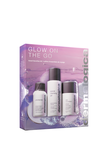 Dermalogica Glow On The Go Skincare Gift Set, Clear Clear