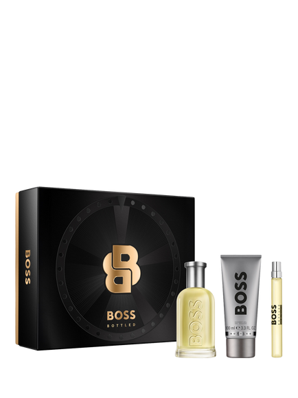 HUGO BOSS BOSS Bottled Eau de Toilette 100ml Festive Fragrance Gift Set, N/A Coffret
