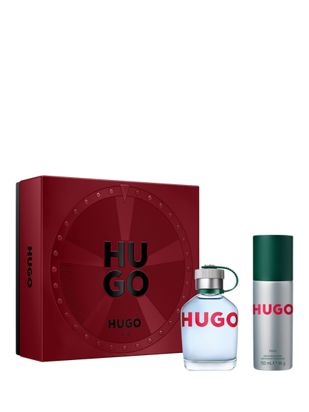 HUGO BOSS HUGO Man Eau de Toilette 75ml Festive Fragrance Gift Set, N/A Coffret