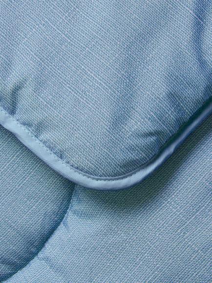 Night Lark Linen Print Coverless Duvet, 10.5 Tog, Twilight Blue - view 2, Twilight Blue