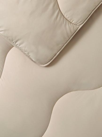 Night Lark Plain Dye Coverless Duvet, 10.5 Tog, Natural Oat - view 2, Natural Oat