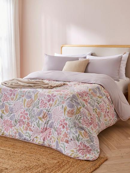 Night Lark Wildflower Coverless Duvet, 6 Tog, Wildflower, Wildflower