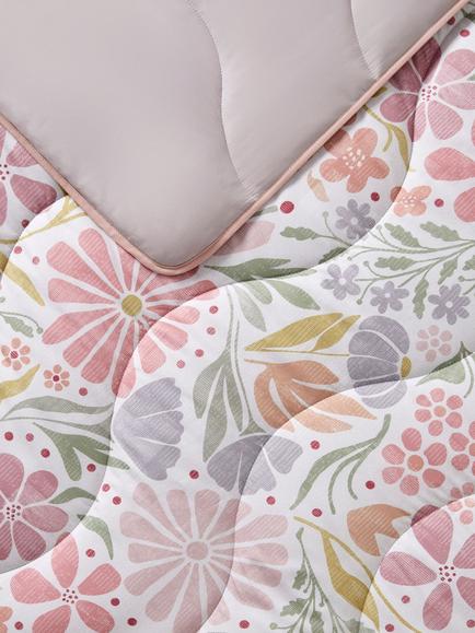 Night Lark Wildflower Coverless Duvet, 6 Tog, Wildflower - view 2, Wildflower