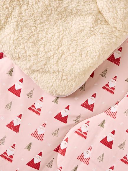Night Lark Sherpa Santa Throw, Multi - view 2, Multi