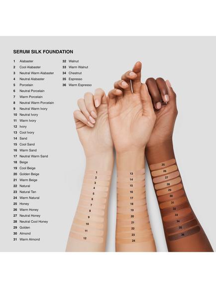 Bobbi Brown Serum Silk Foundation - view 2, Alabaster