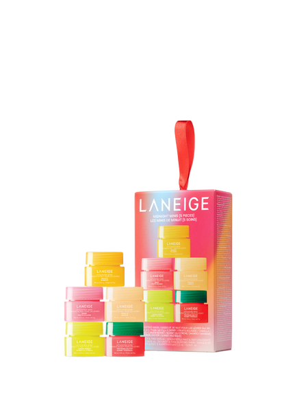LANEIGE Midnight Minis Lip Sleeping Mask Holiday Skincare Gift Set, Multi Multi