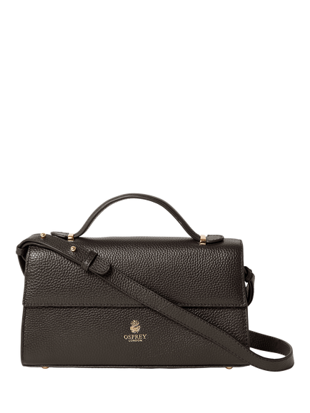 OSPREY LONDON Hathaway Top Handle Grab Bag, Chocolate