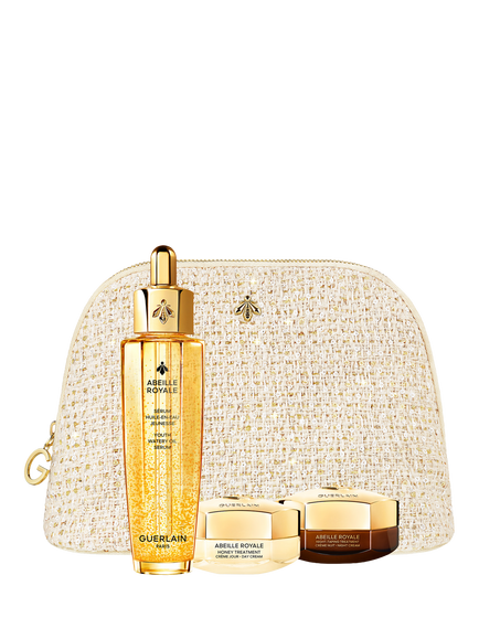 Guerlain Abeille Royale Age-Defying Ritual Youth Watery Oil Serum Christmas Skincare Gift Set, Gold Multi Gold