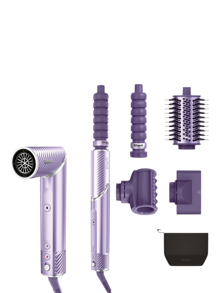 Shark FlexStyle IonCurl 4-in-1 Air Drying, Curling and Styling System, Frosted Lilac, Frosted Lilac