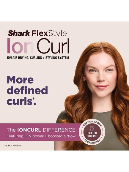 Shark FlexStyle IonCurl 4-in-1 Air Drying, Curling and Styling System, Frosted Lilac - view 2, Frosted Lilac