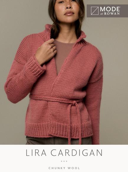 MODE at Rowan Lira Cardigan Knitting Pattern, Multi