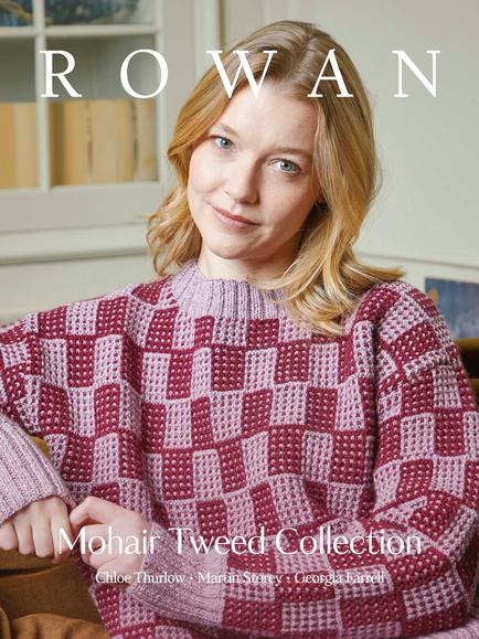 Rowan Mohair Tweed Collection Knitting Pattern Book, Multi