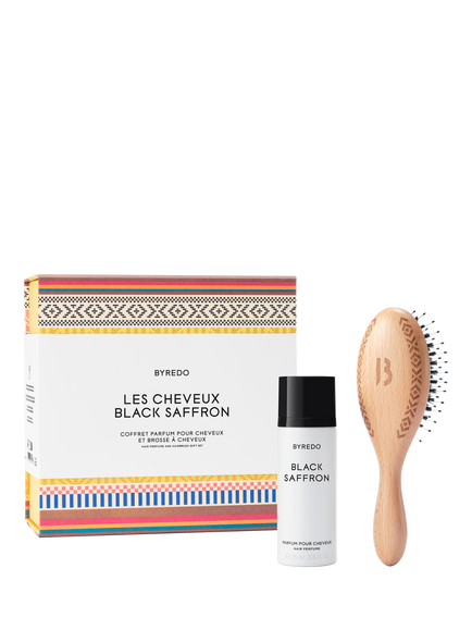 Byredo Les Cheveux Black Saffron Hair Perfume & Hair Brush Holiday Gift Set, N/A Coffret