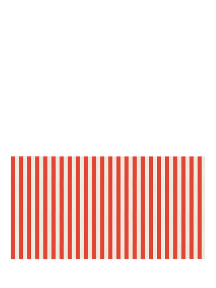 Meri Meri Striped Tablecloth, Red/White, Multi