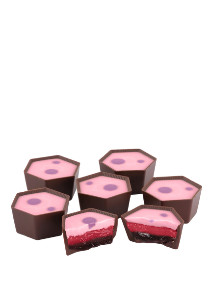 Hotel Chocolat Triple Blackcurrant Selector, 69g, Multi