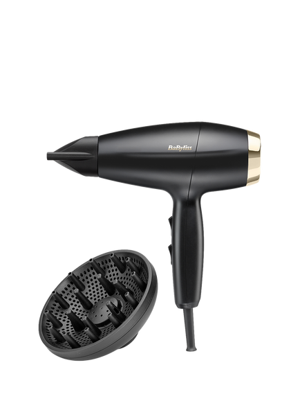 BaByliss Digital Power 6150DU Hair Dryer, Black, Black