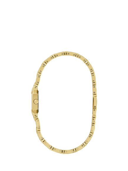 Bulova 97P184 Women's Rectangular Bracelet Strap Watch, Gold - view 2, Gold Tone