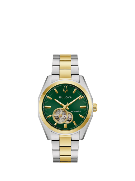 Bulova 98A338 Men's Surveyor 39mm Bracelet Strap Watch, Two Tone, Two Tone