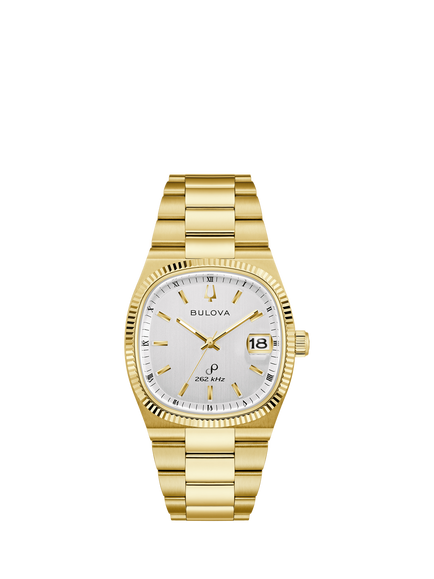 Bulova 97B223 Men's Super Seville 38mm Bracelet Strap Watch, Gold, Gold